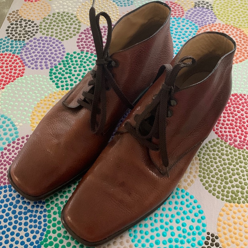 Pure Italian Lace up Ankle Boots